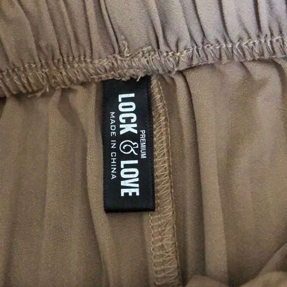 🤎Lock & Love wide leg palazzo pants - Picture 2 of 4